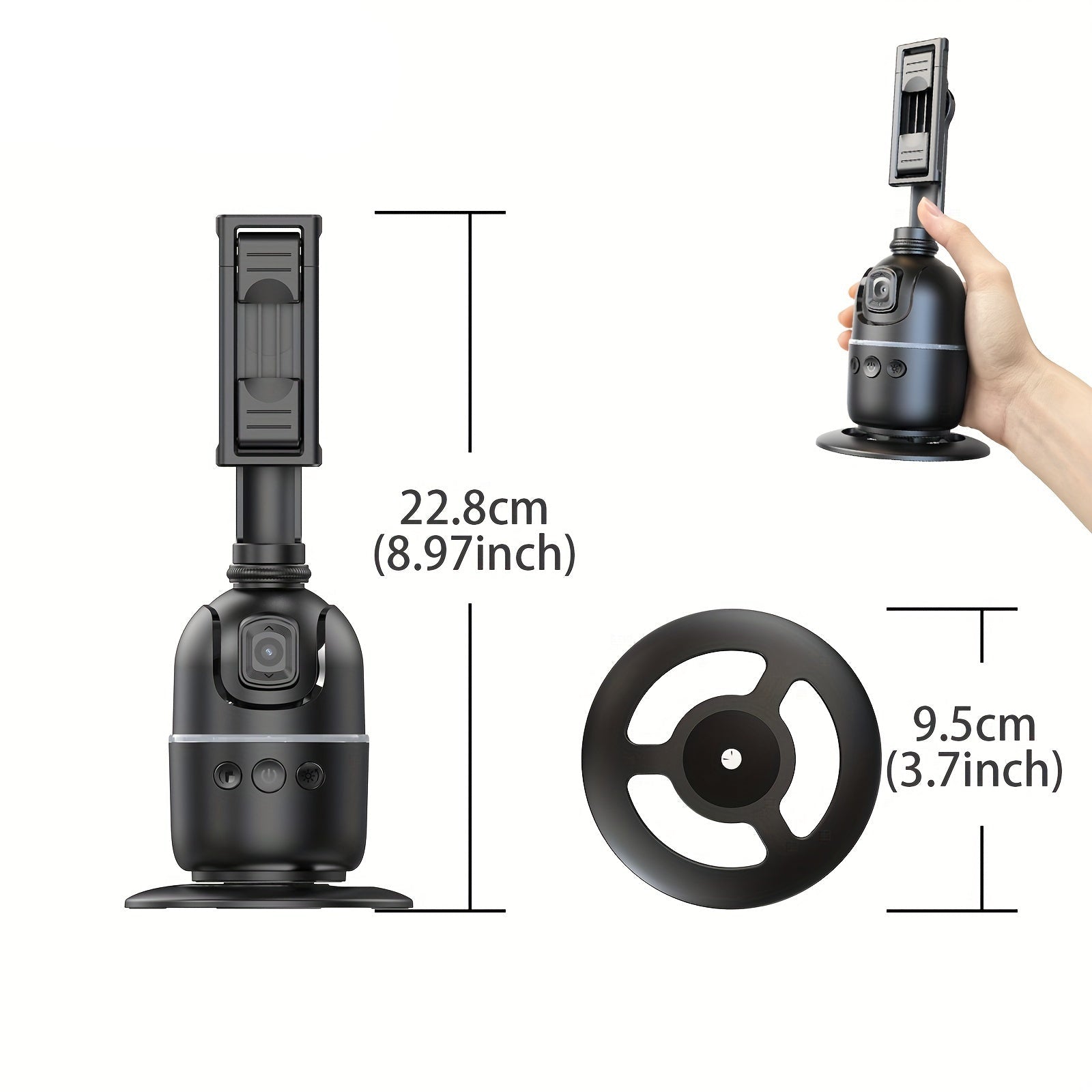 Smart AI 360° Selfie Stick
